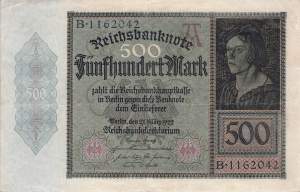 500 Mark 1922 ro.70 B